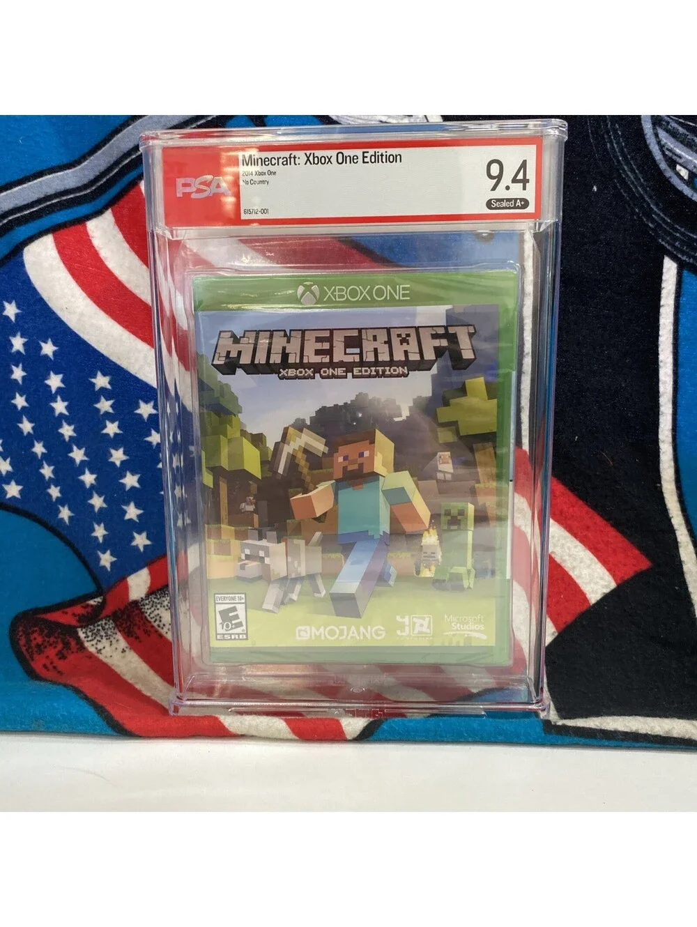 Minecraft Microsoft Xbox 360 Edition Sealed New PSA 9.2 A+ Graded Mojang